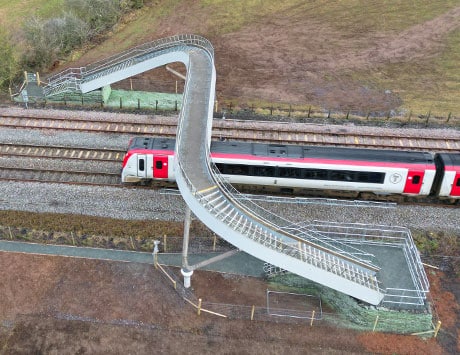 Bespoke FRP Components for UK-First Railway Footbridge Solution