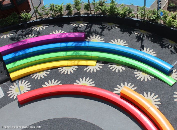 Amphitheatre Seating at Emmanuel C of E Primary School