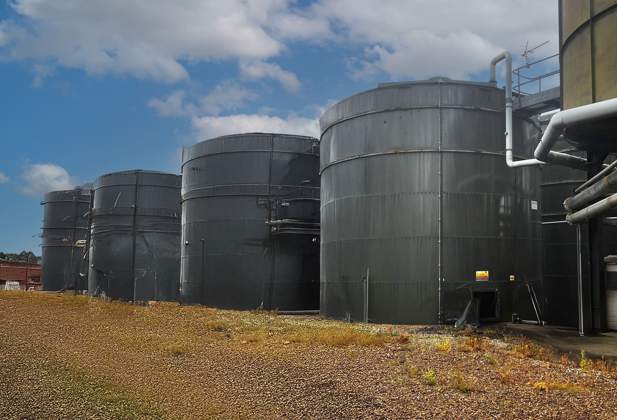 Advanced GRP Tank Lining for UK Effluent Storage Tank