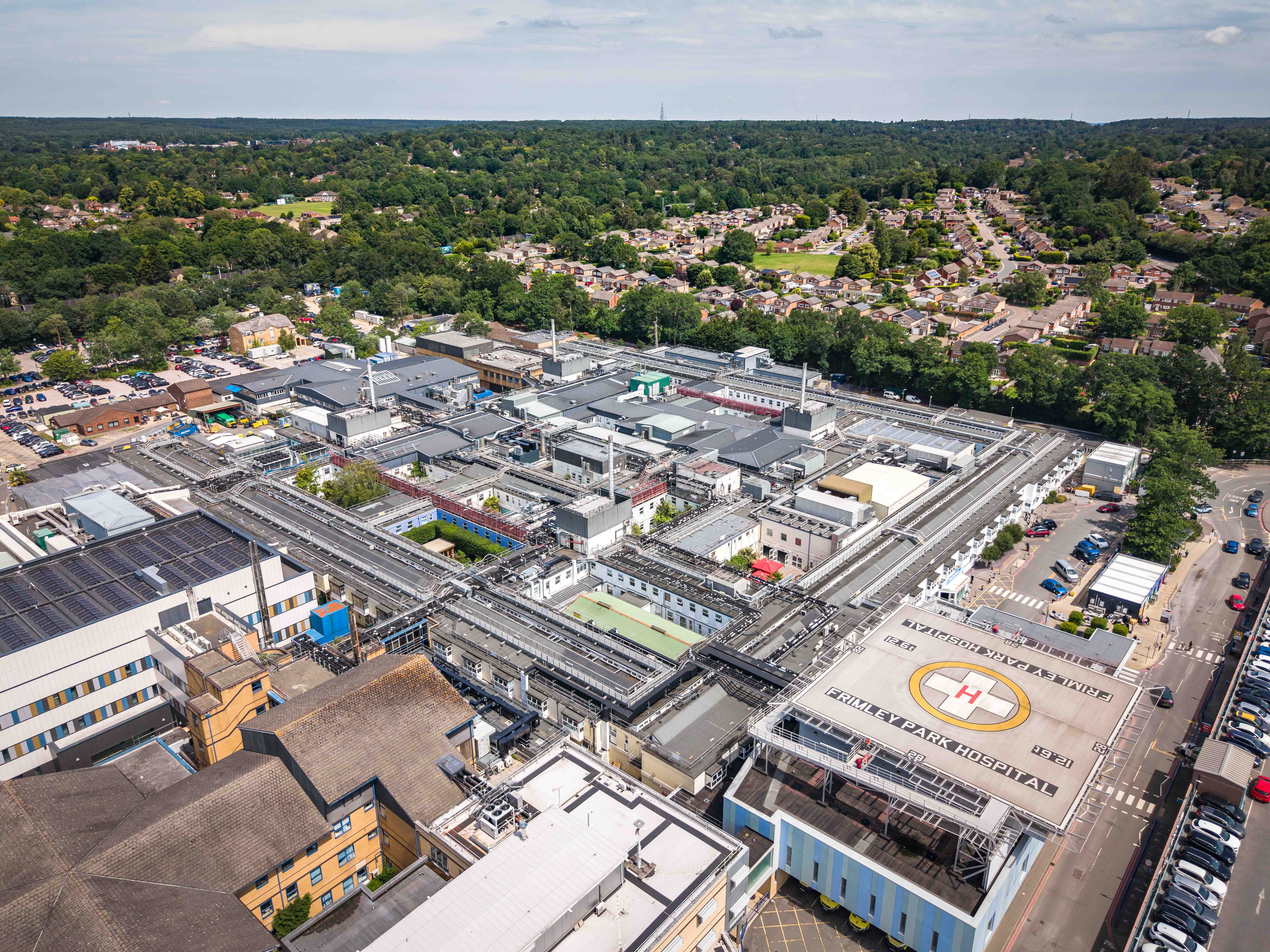 Designing and Installing a GRP Rooftop Access System at Frimley Park Hospital